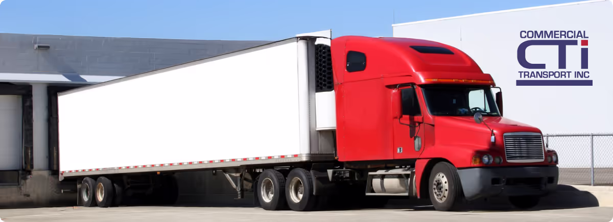 Large truck and trailer with CTI logo