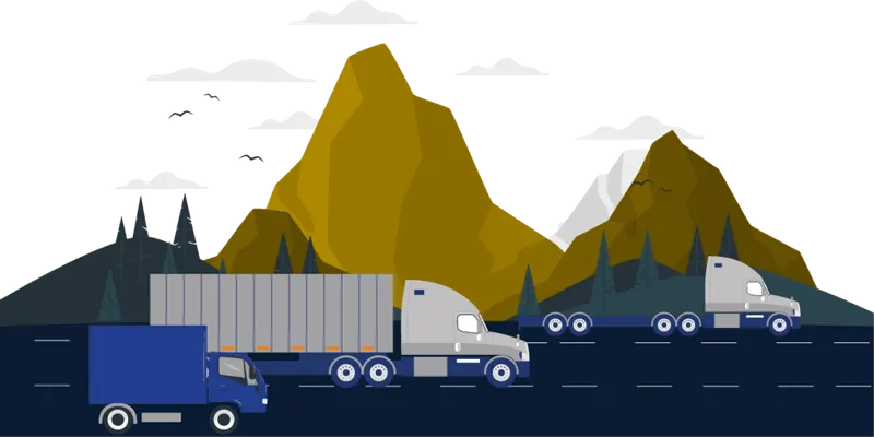 Three-Trucks-On-The-Highway