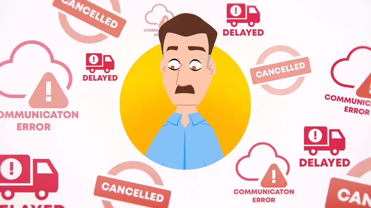 man-surrounded-by-problems-delays-and-cancellations