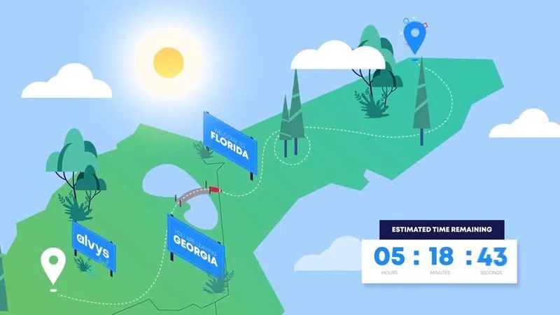 route-traced-along-a-map-with-signs