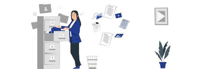 person-at-a-filing-cabinet-keeping-papers-organized