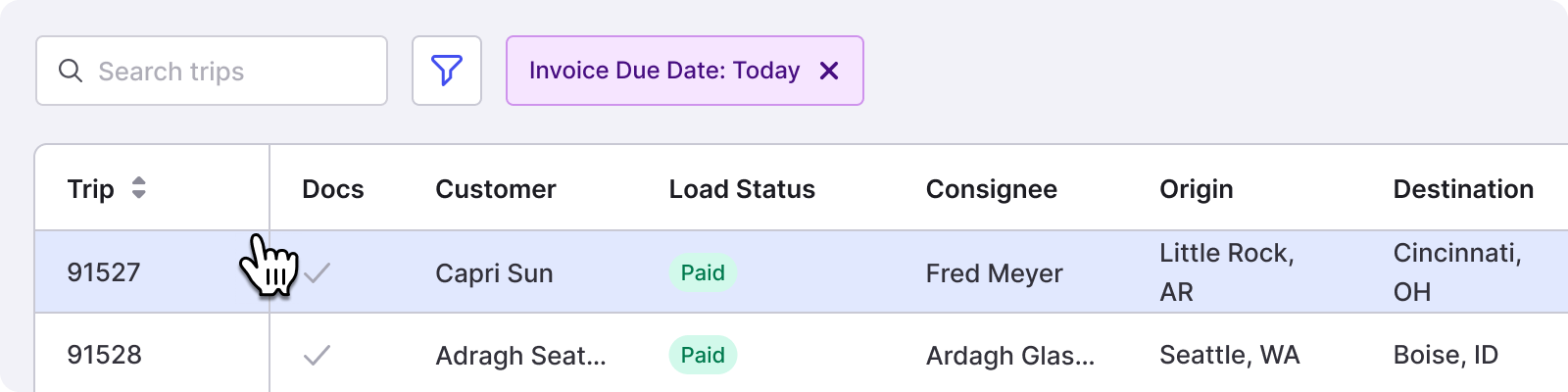 carrier settlements invoicing alvys tms