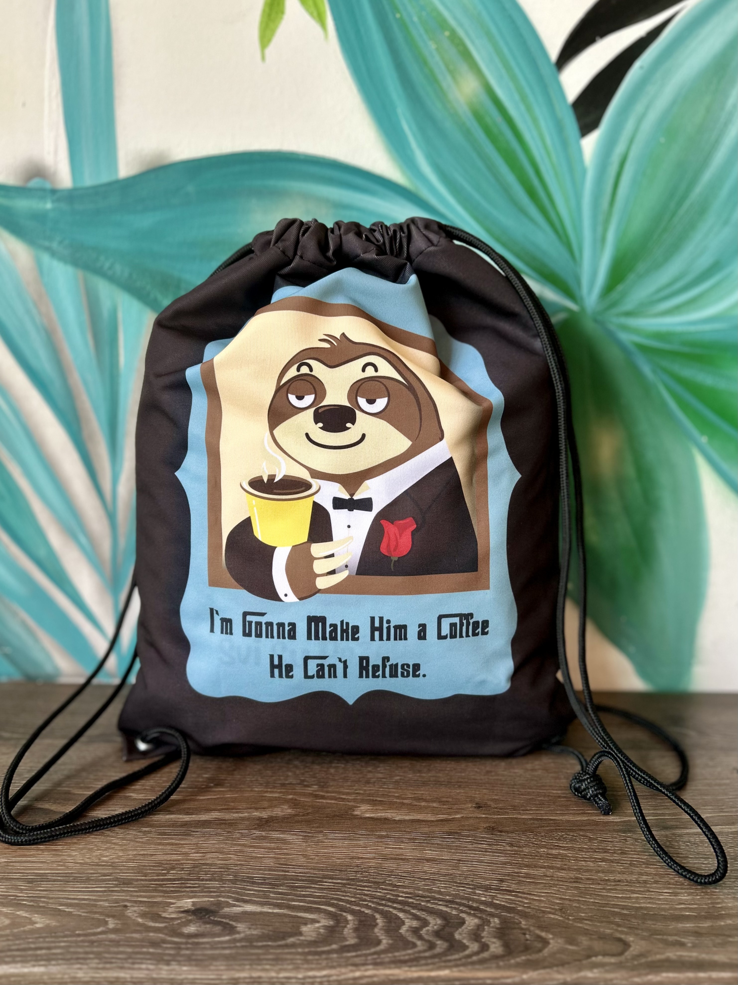 Platneni ranac sa Popy Coffee Family ilustracijom