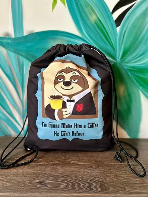 Platneni ranac sa Popy Coffee Family ilustracijom