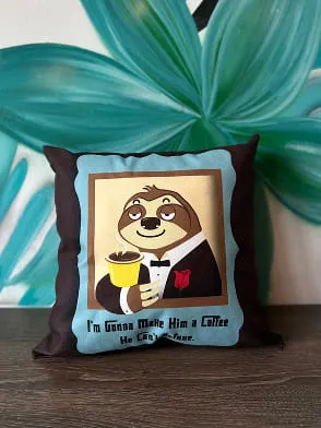 Dekorativni jastuk sa Popy Coffee Family motivom