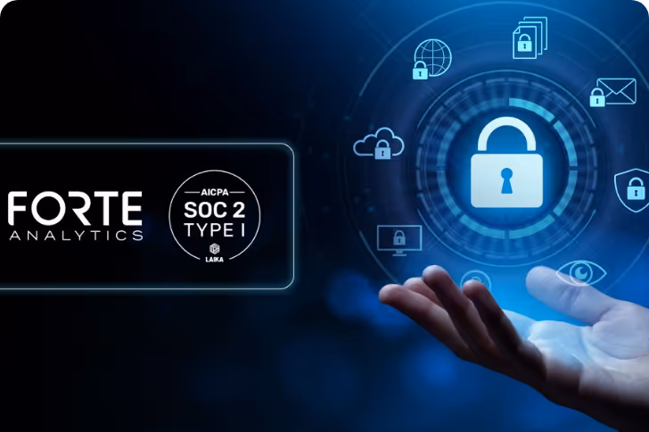 Forte Analytics is now SOC 2 Type I compliant.