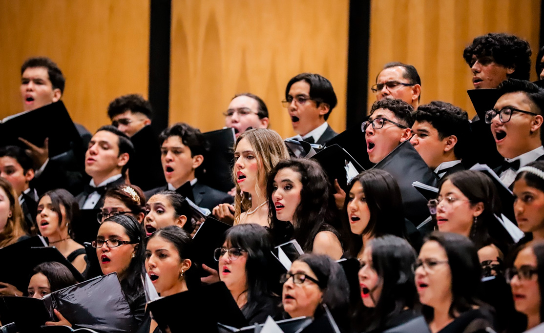 Concierto del coro  de diplomado en canto del Conservatorio de Celaya.