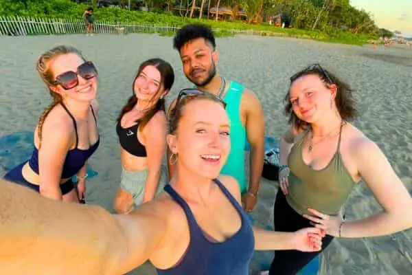 Group travelling together