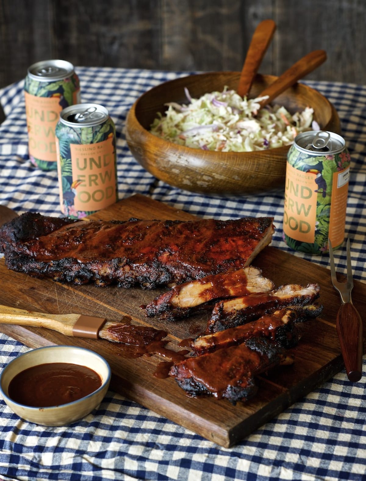 Underwood Riesling Radler Spareribs