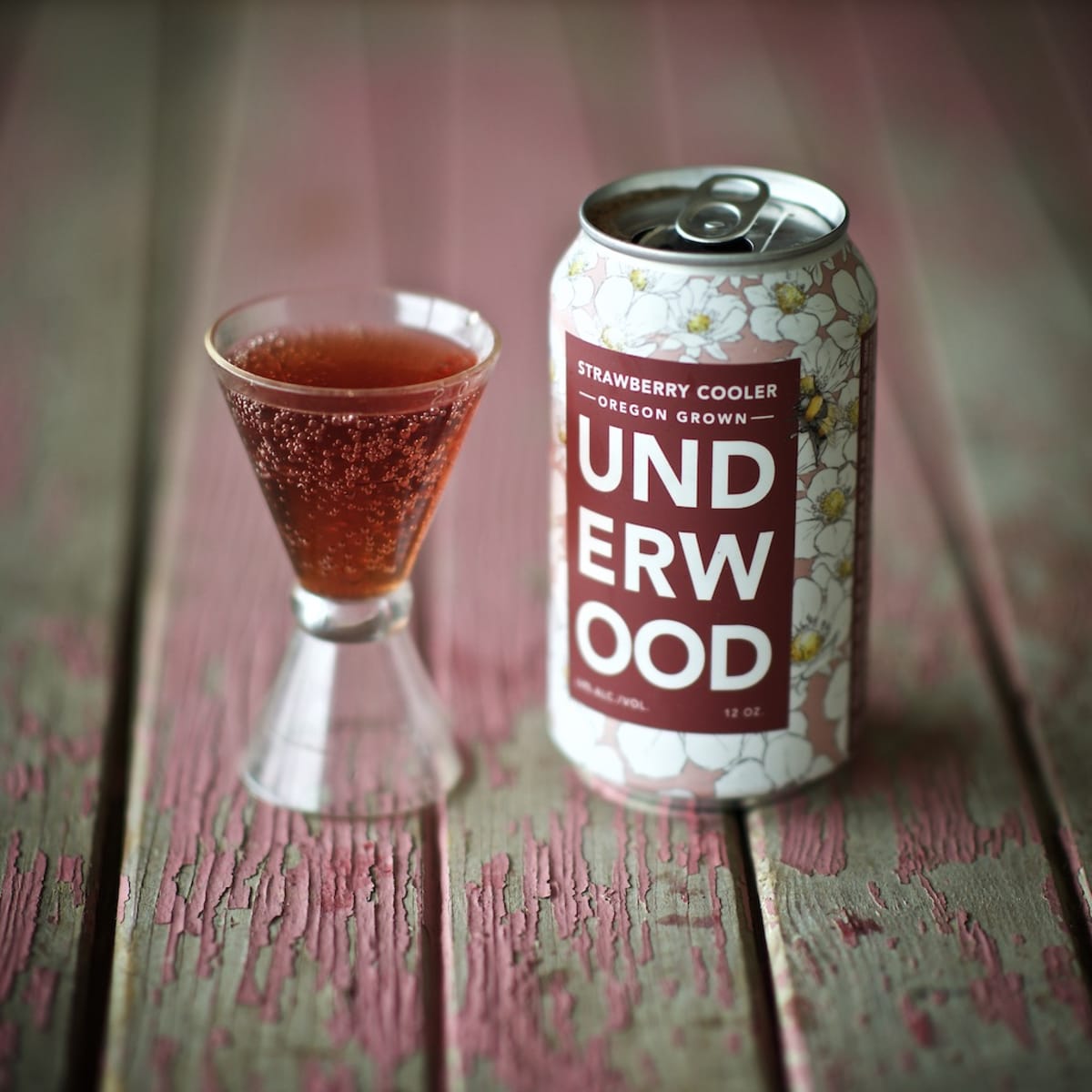 Strawberry Cooler Cocktail