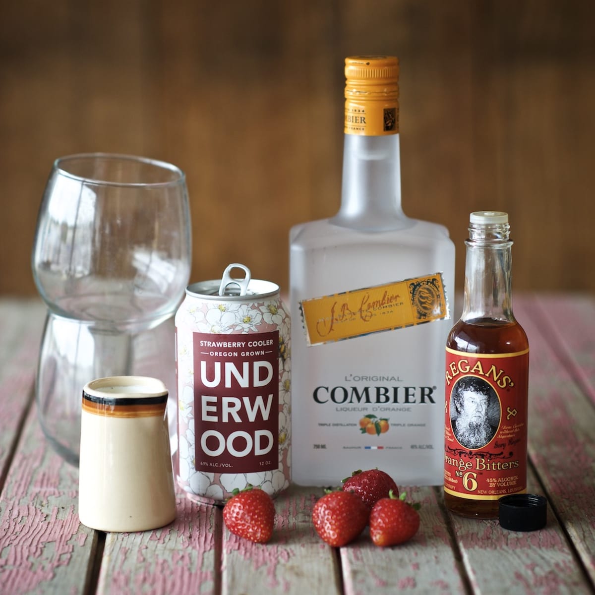 Strawberry Cooler Cocktail