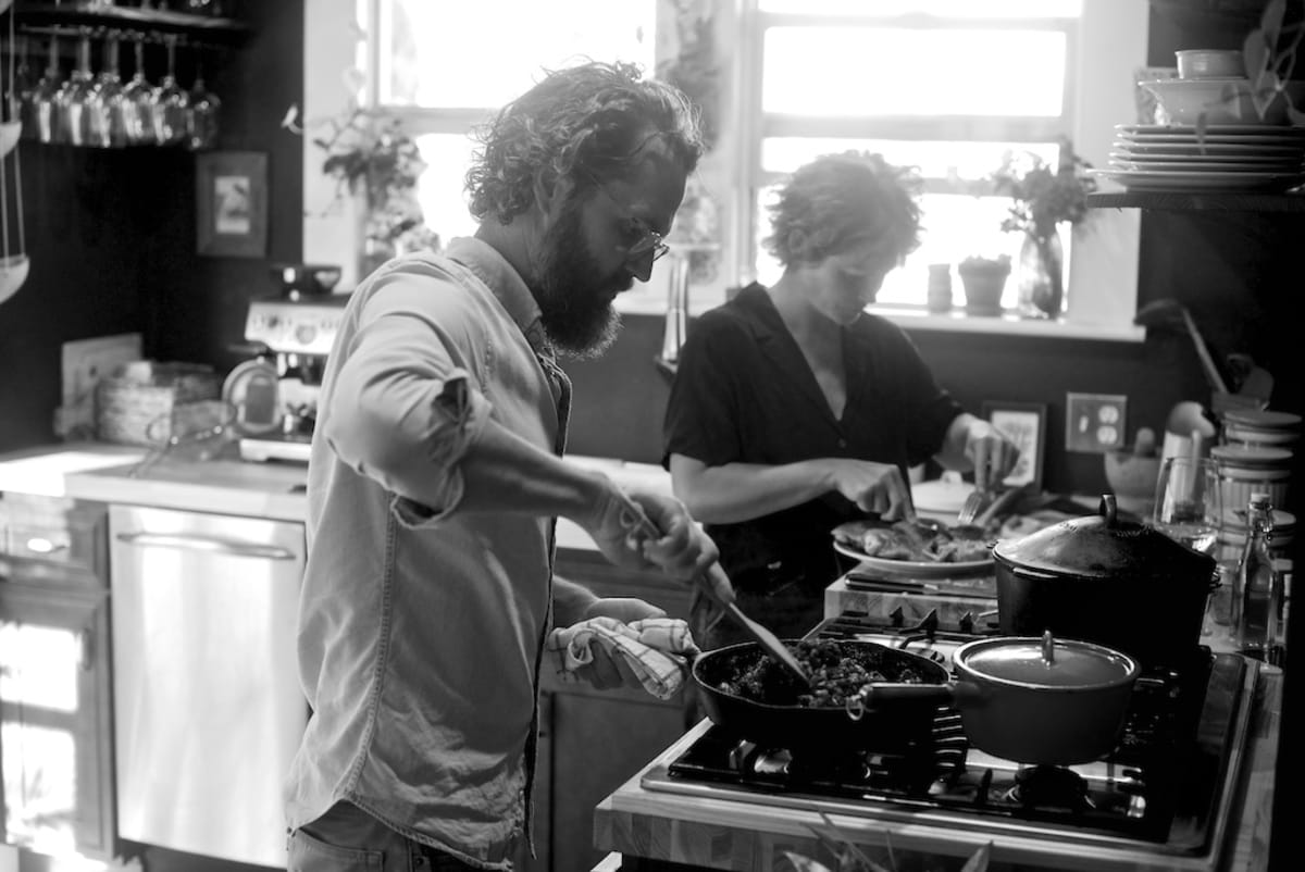 Our winemaker at home