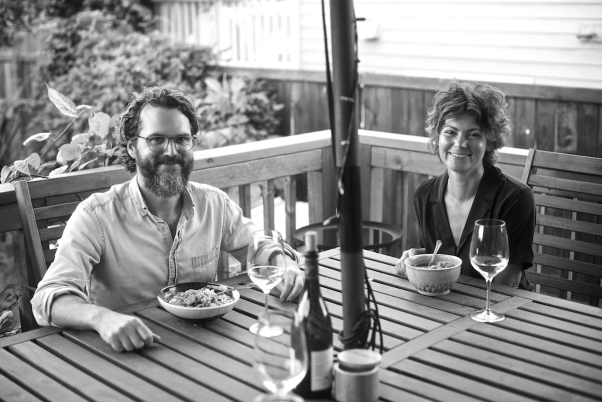 Our winemaker at home