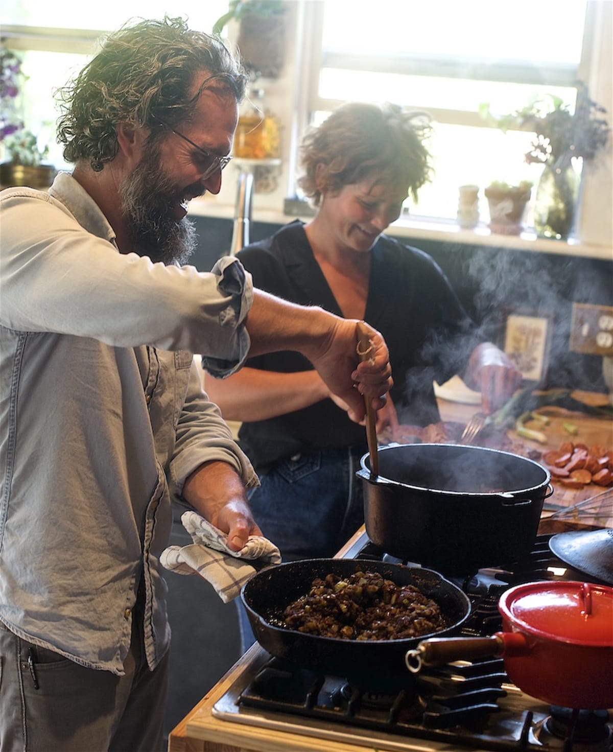 Our winemaker at home
