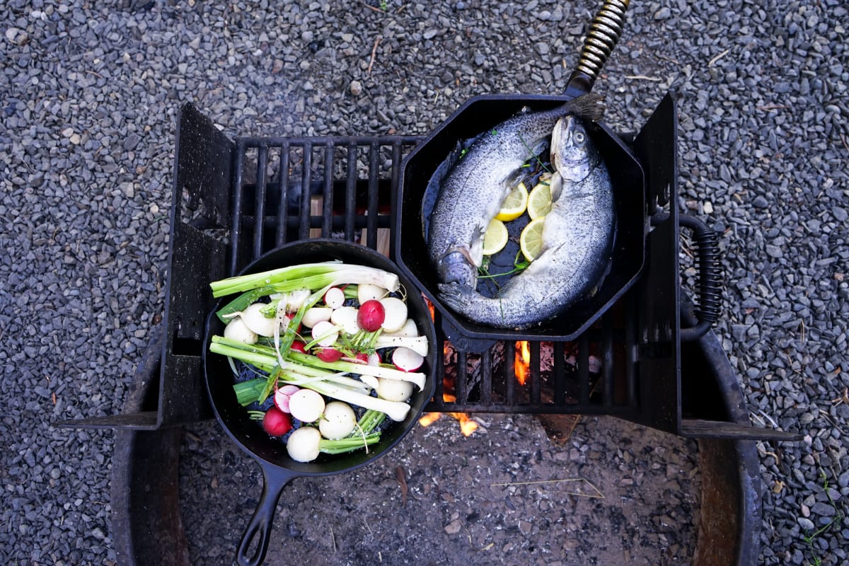 Glamping dinner recipe