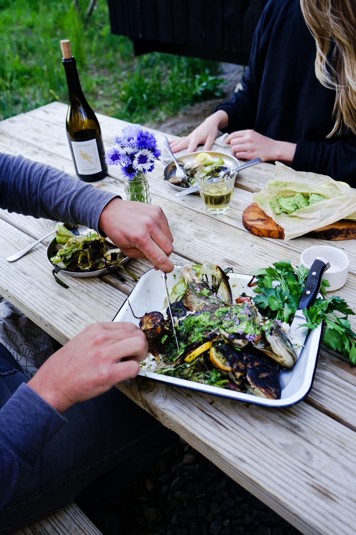 Alchemist Chardonnay Glamping Dinner at Getaway House