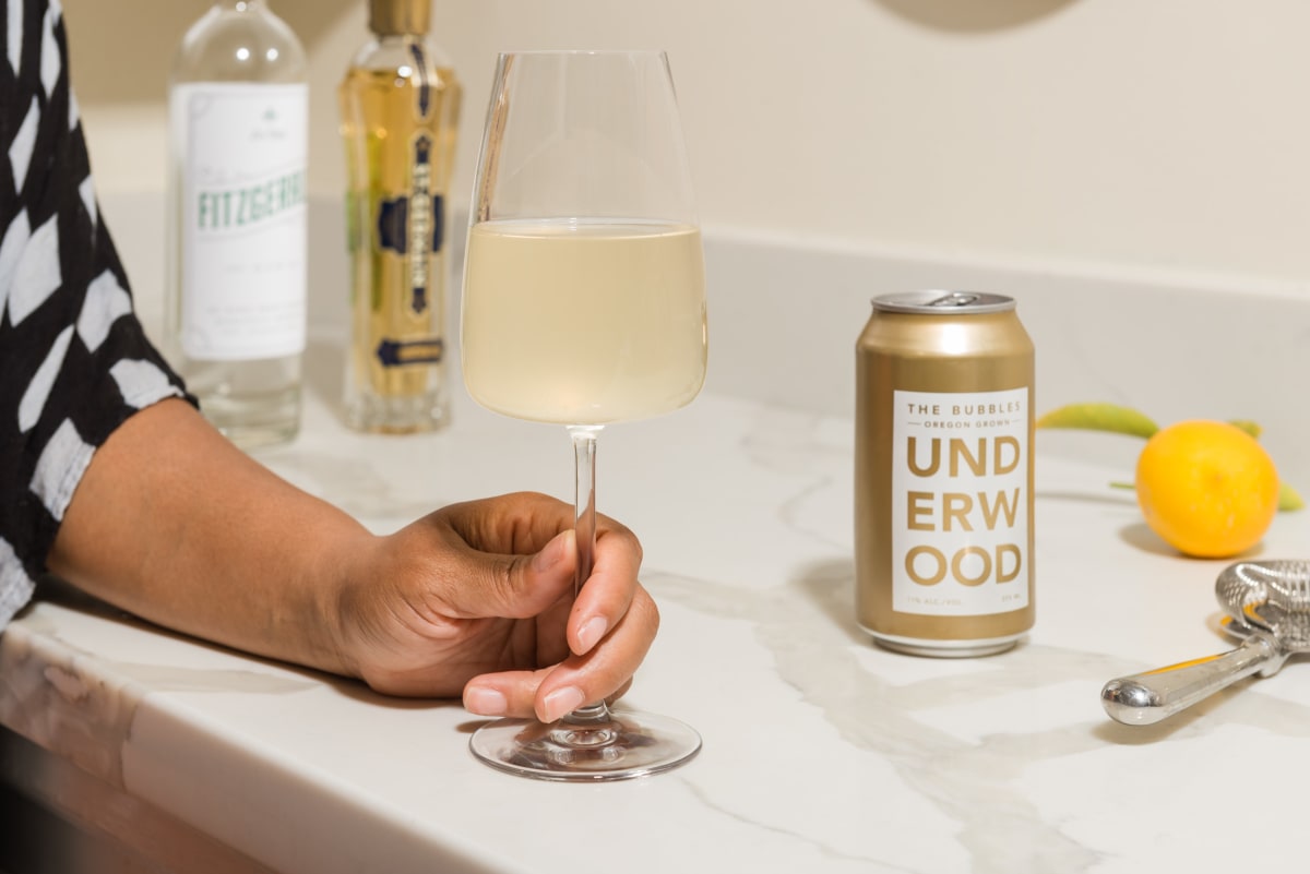 Underwood The Bubbles St Germain Cocktail