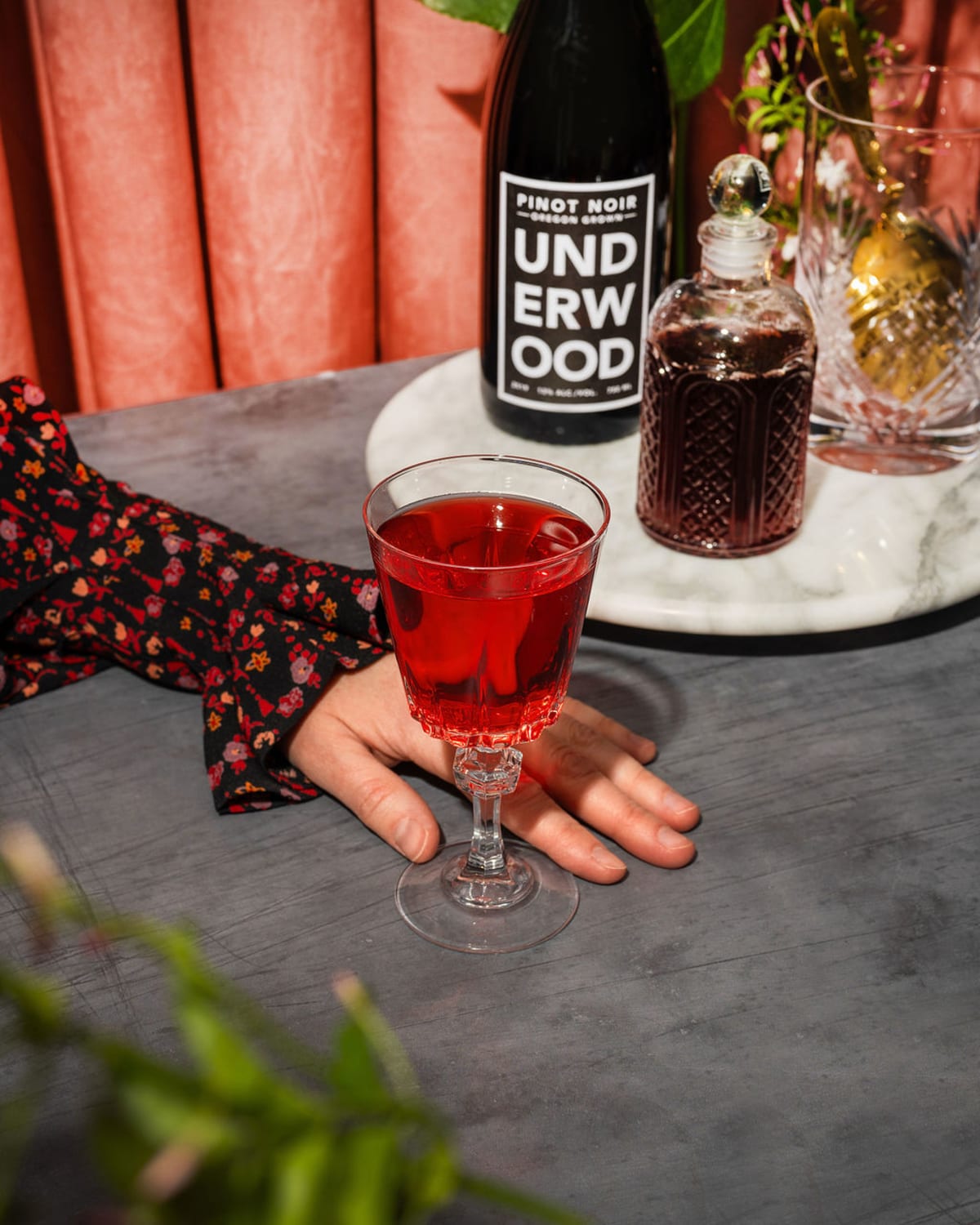 Underwood Negroni Noir - The Flower Infused Cocktail