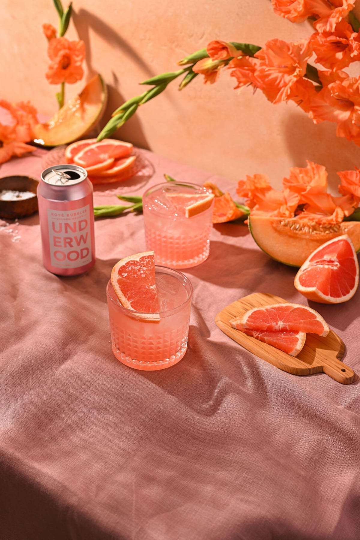Underwood Rosé Bubbles Paloma Cocktail