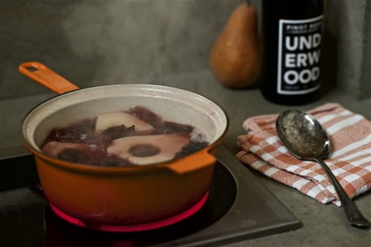 , simmering for about 20 minutes
