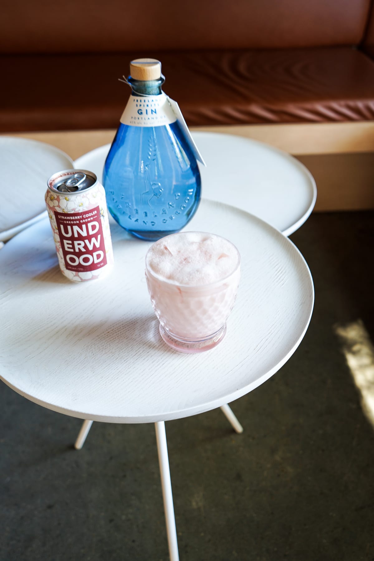 Freeland Spirits Gin Underwood Strawberry Cooler Cocktail