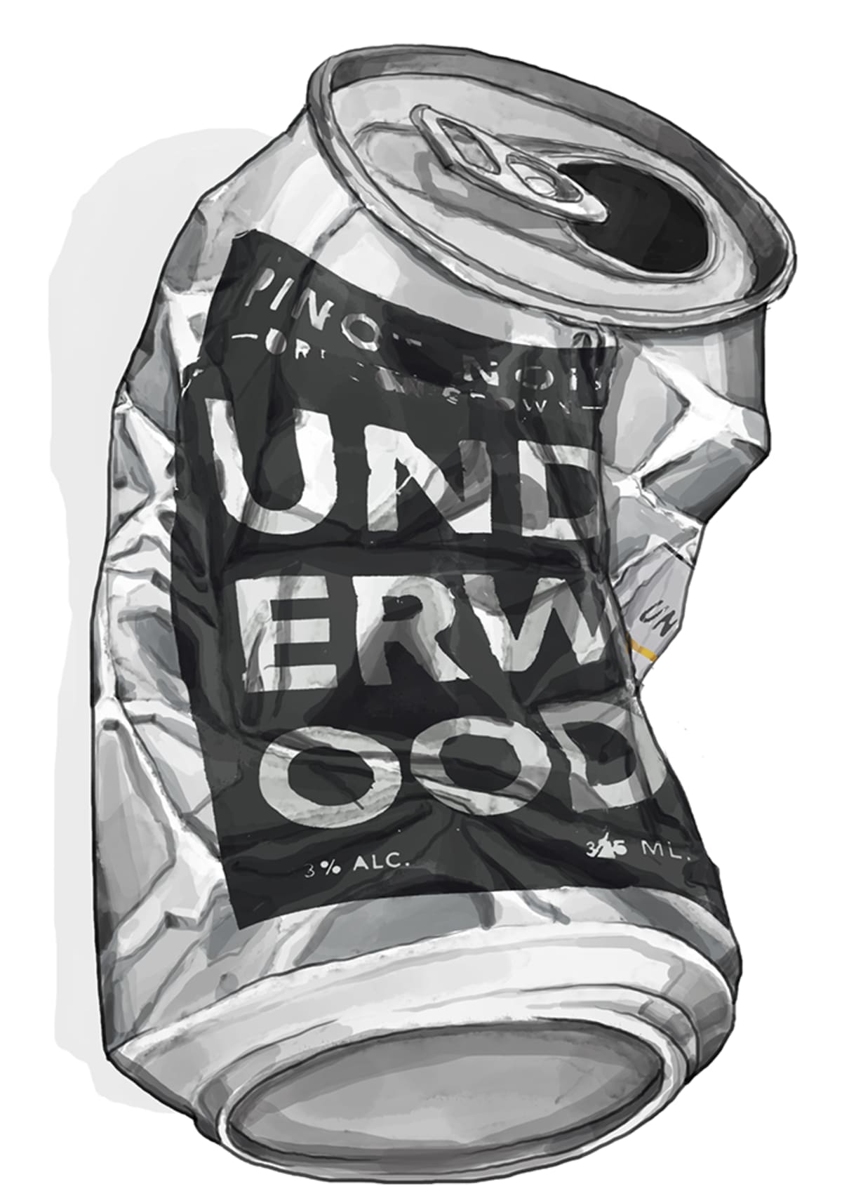 Underwood Pinot Noir Illustration