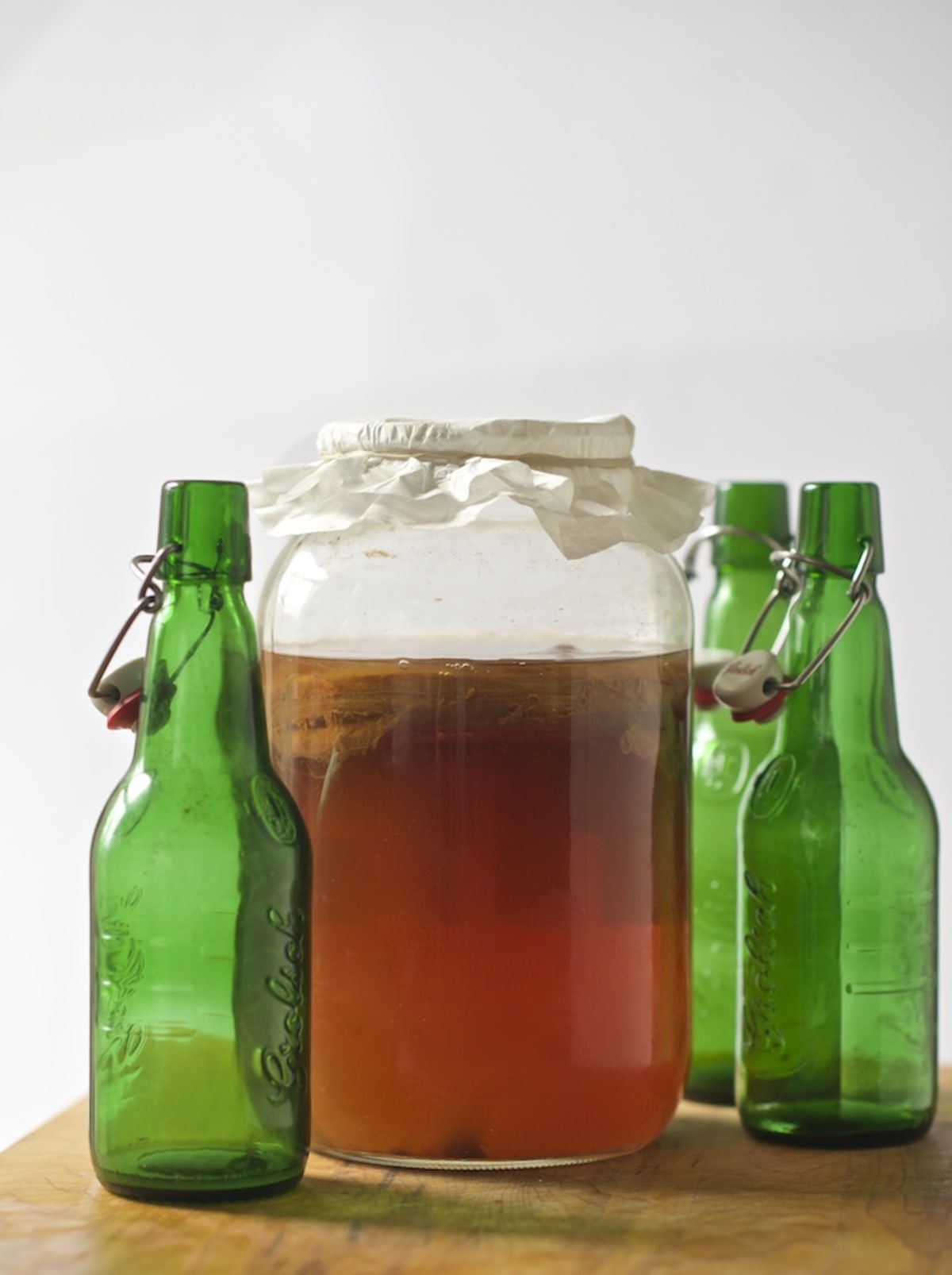 Homemade kombucha 