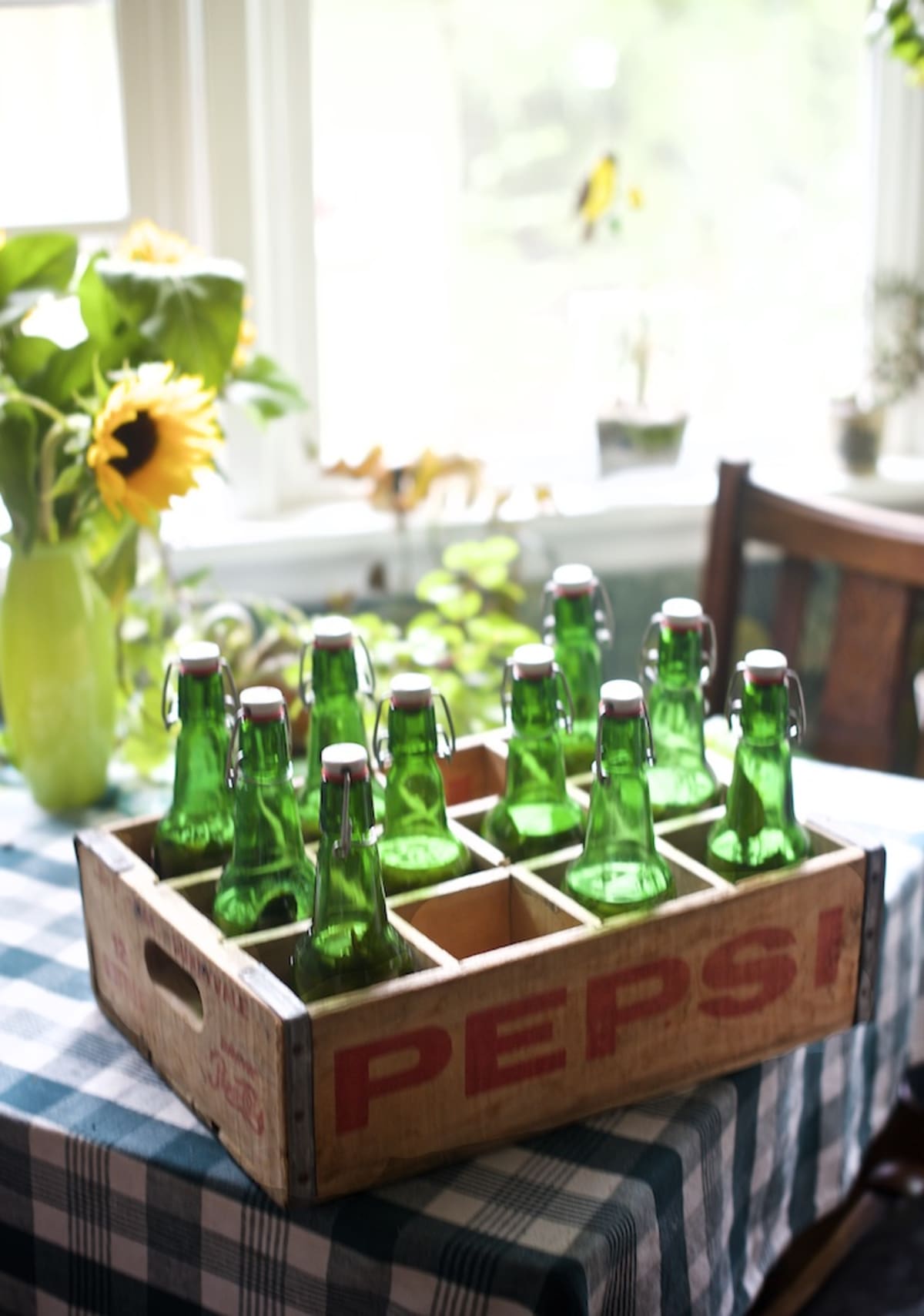 Homemade kombucha 
