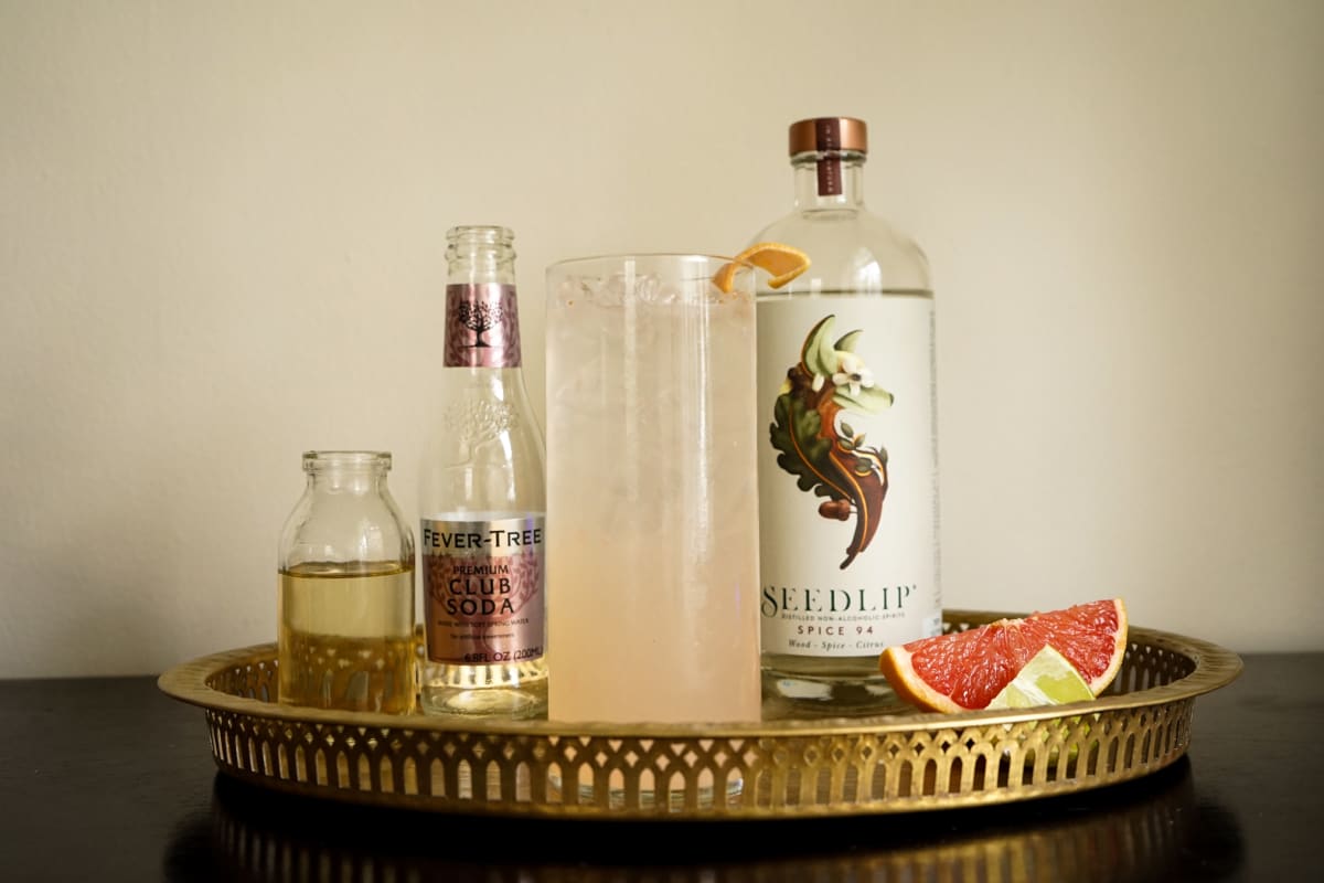 Union Wine Co Seedlip Mocktail