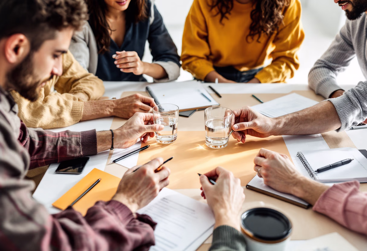 image of brainstorming session (for a pr firm)