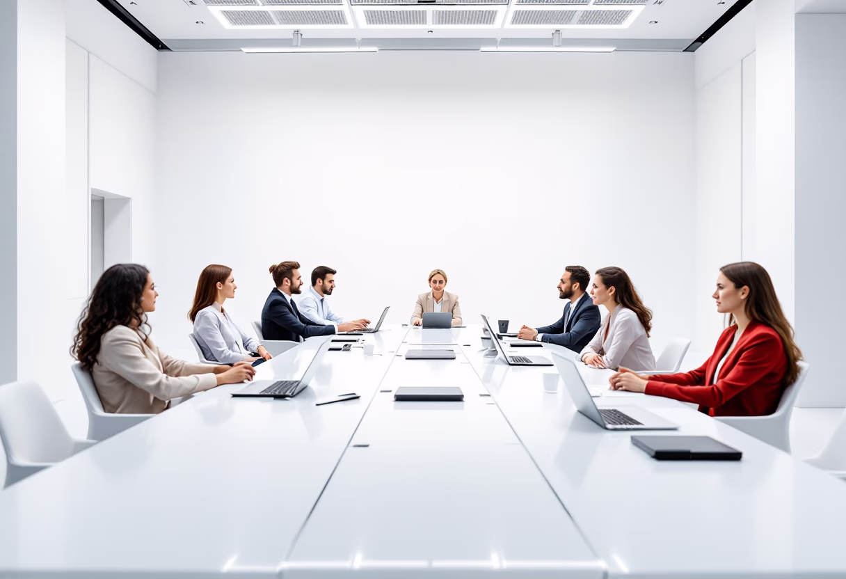 image of an industry conference (for an ai marketing tech company)