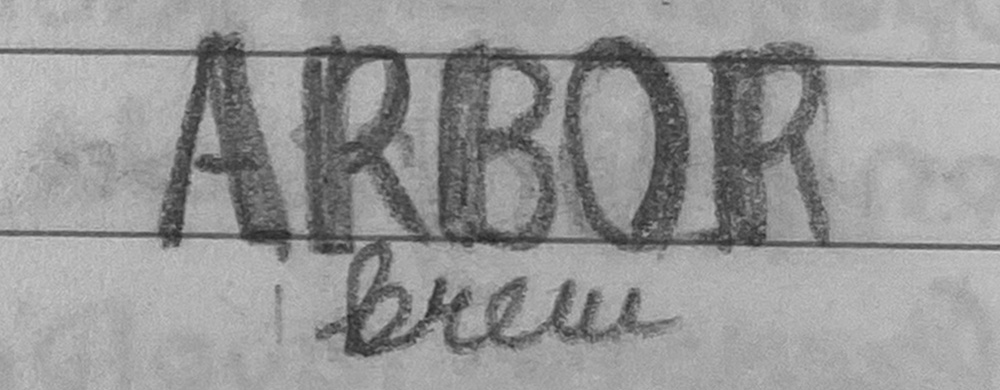 Arbor Brew Logo Sketch 2