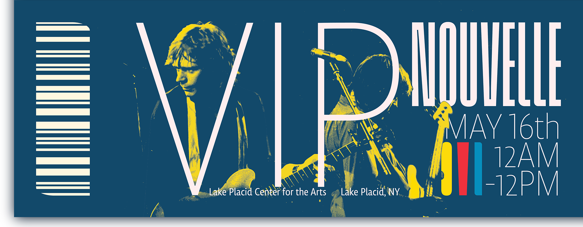 Flat image of nouvelle music festival ticket