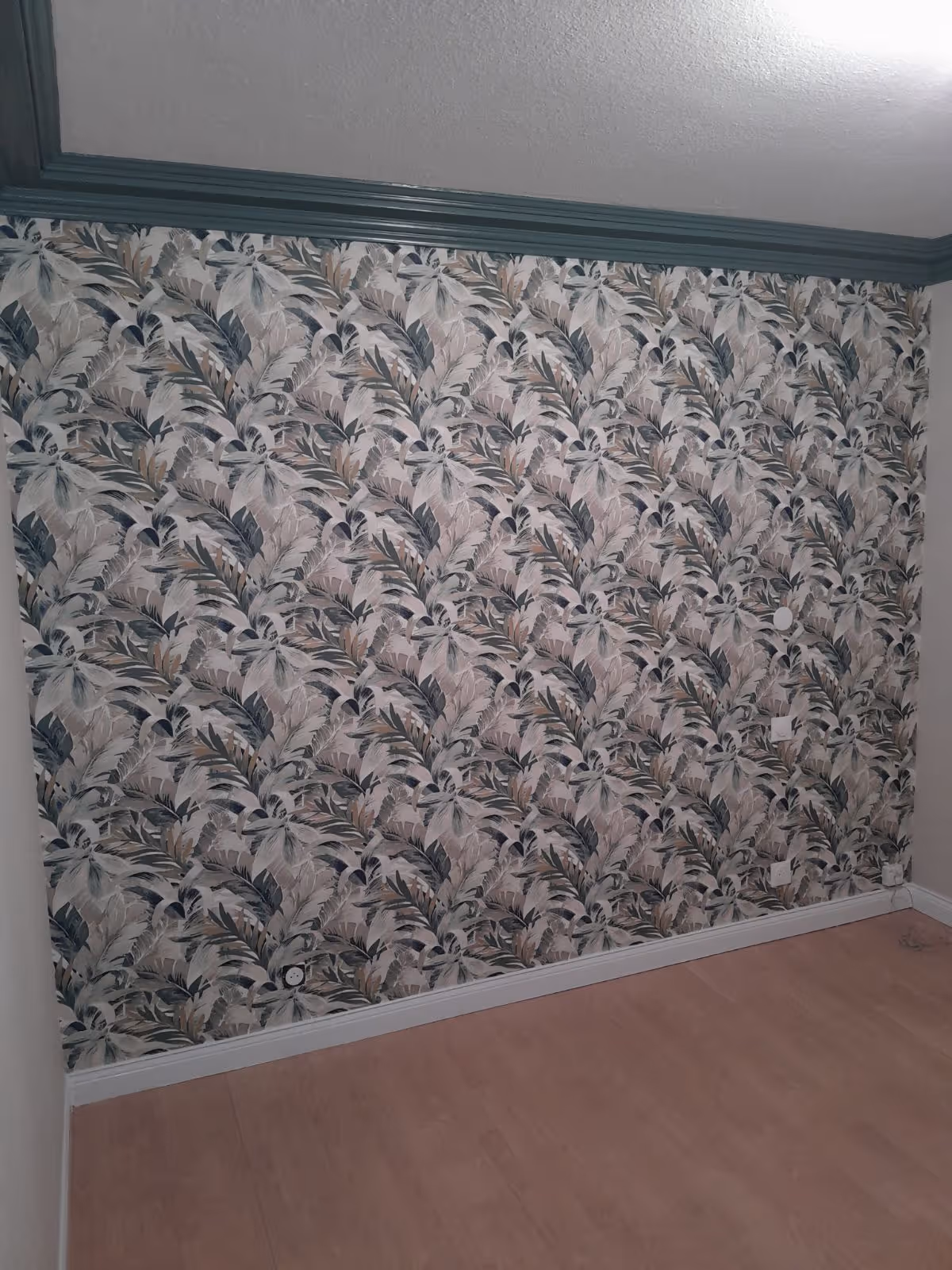 décoration murale fleurie