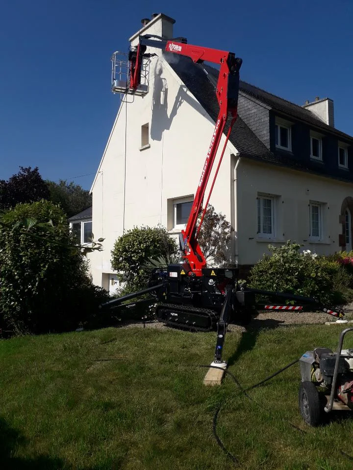 face beige d'une maison rénové