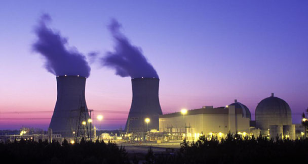 image of nuclear power plant from a distance