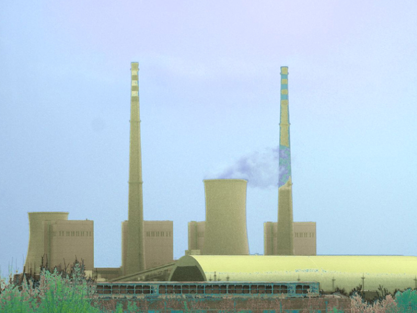 image of nuclear power plant