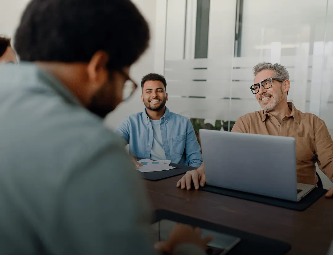 Team Members Having A Meeting