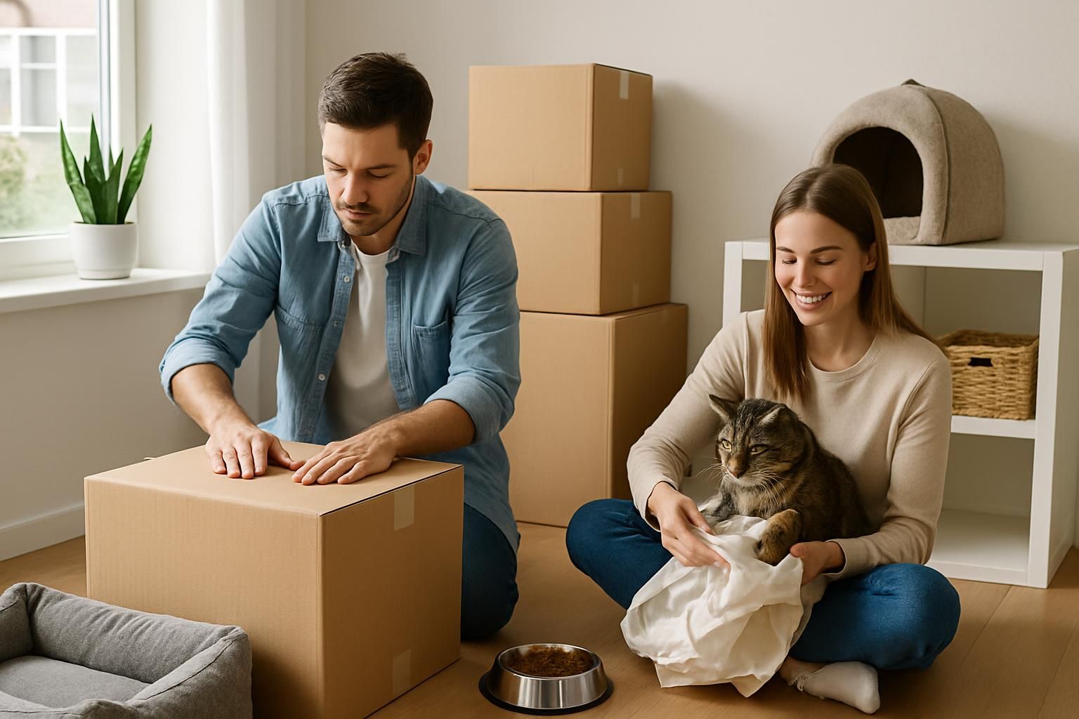 How To Pack A Pet Room For Moving