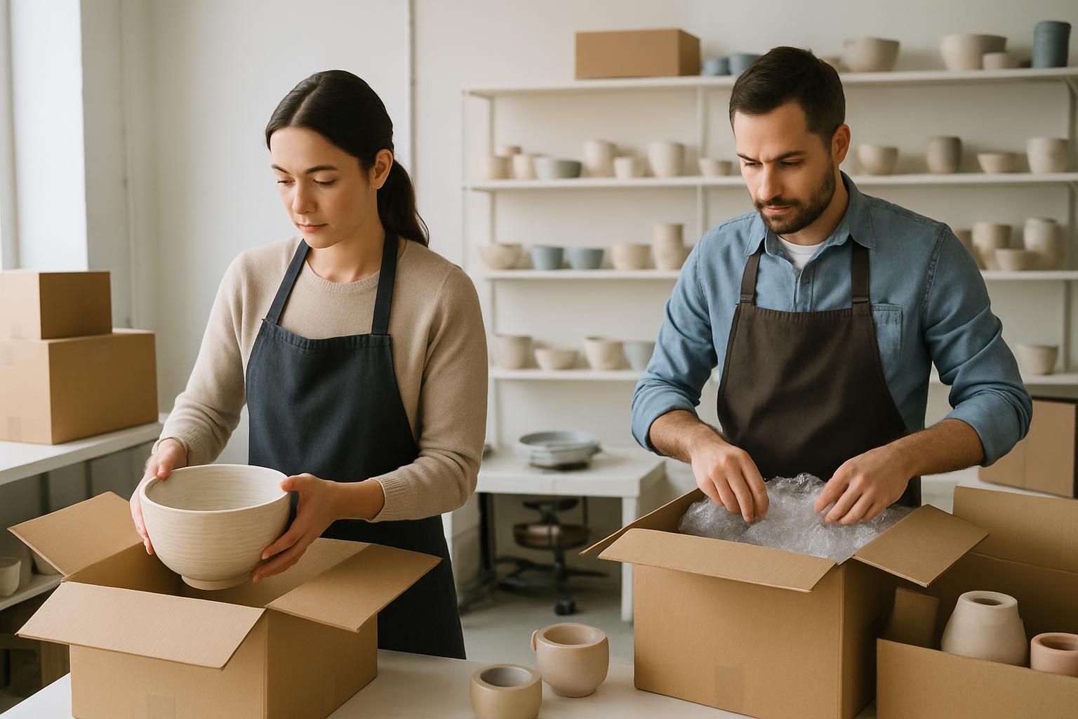 How To Pack A Ceramics Studio For Moving