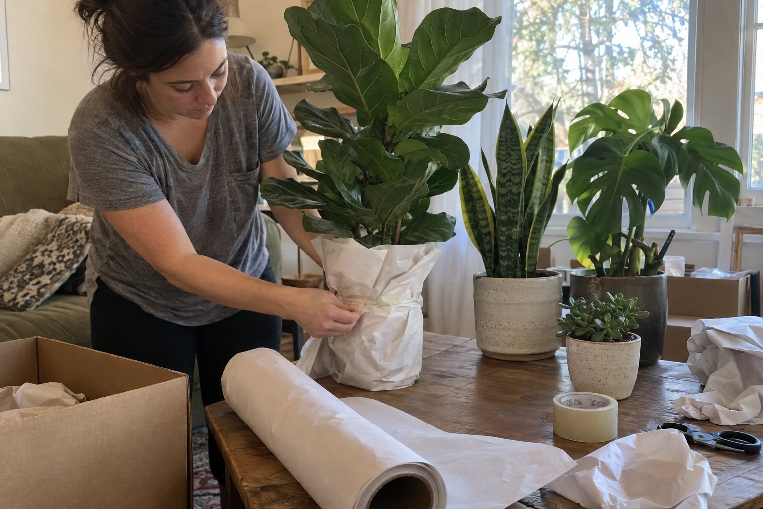 How To Move Houseplants