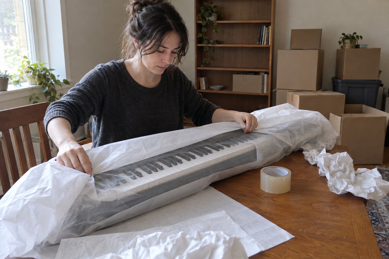 How To Pack A Keyboard For Moving