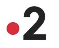Red dot followed by the number two in bold black font.