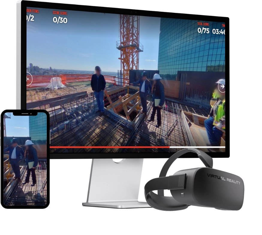 Aerial view of Las Verandas resort showing buildings, pools, beach, docks, and surrounding greenery with information icons marking key spots.