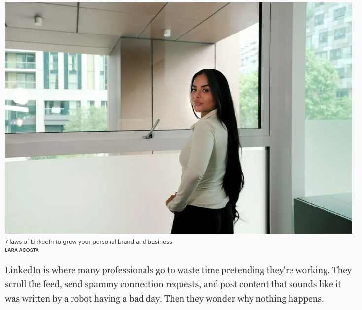 Top voice Lara Acosta