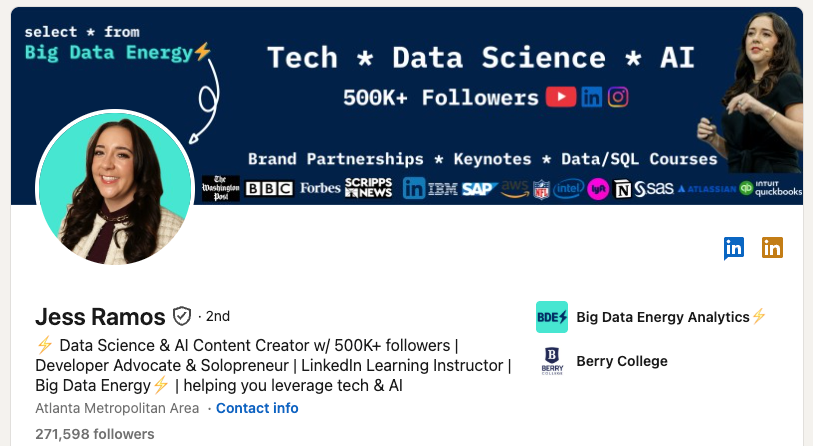 Jess Ramos LinkedIn profile