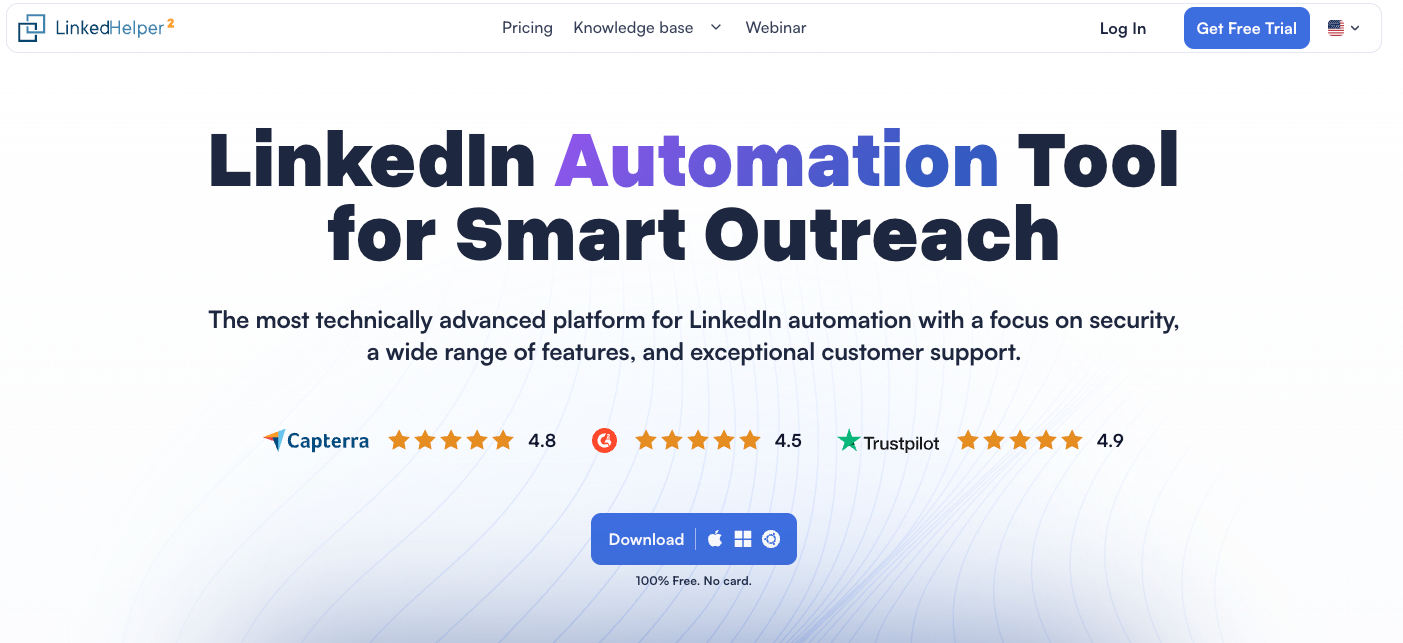 LinkedInHelper Homepage