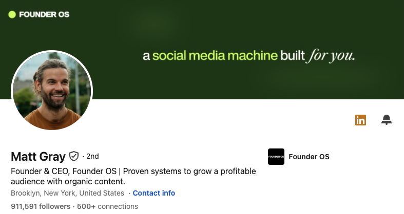 Matt Gray LinkedIn