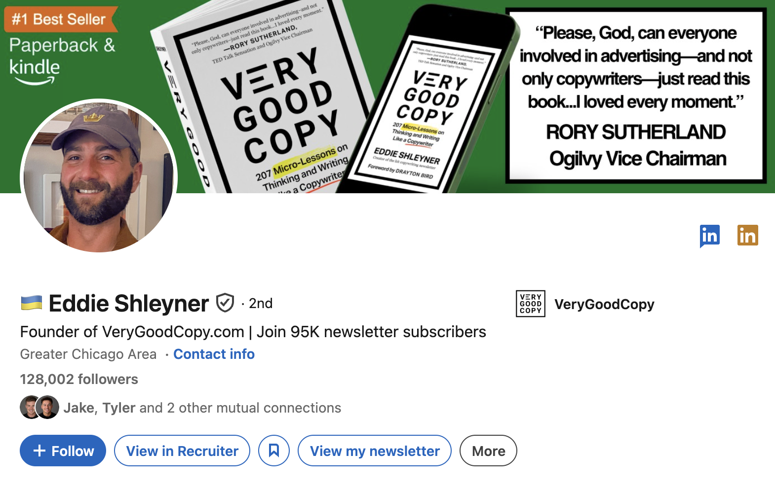 Eddie Shleyner LinkedIn