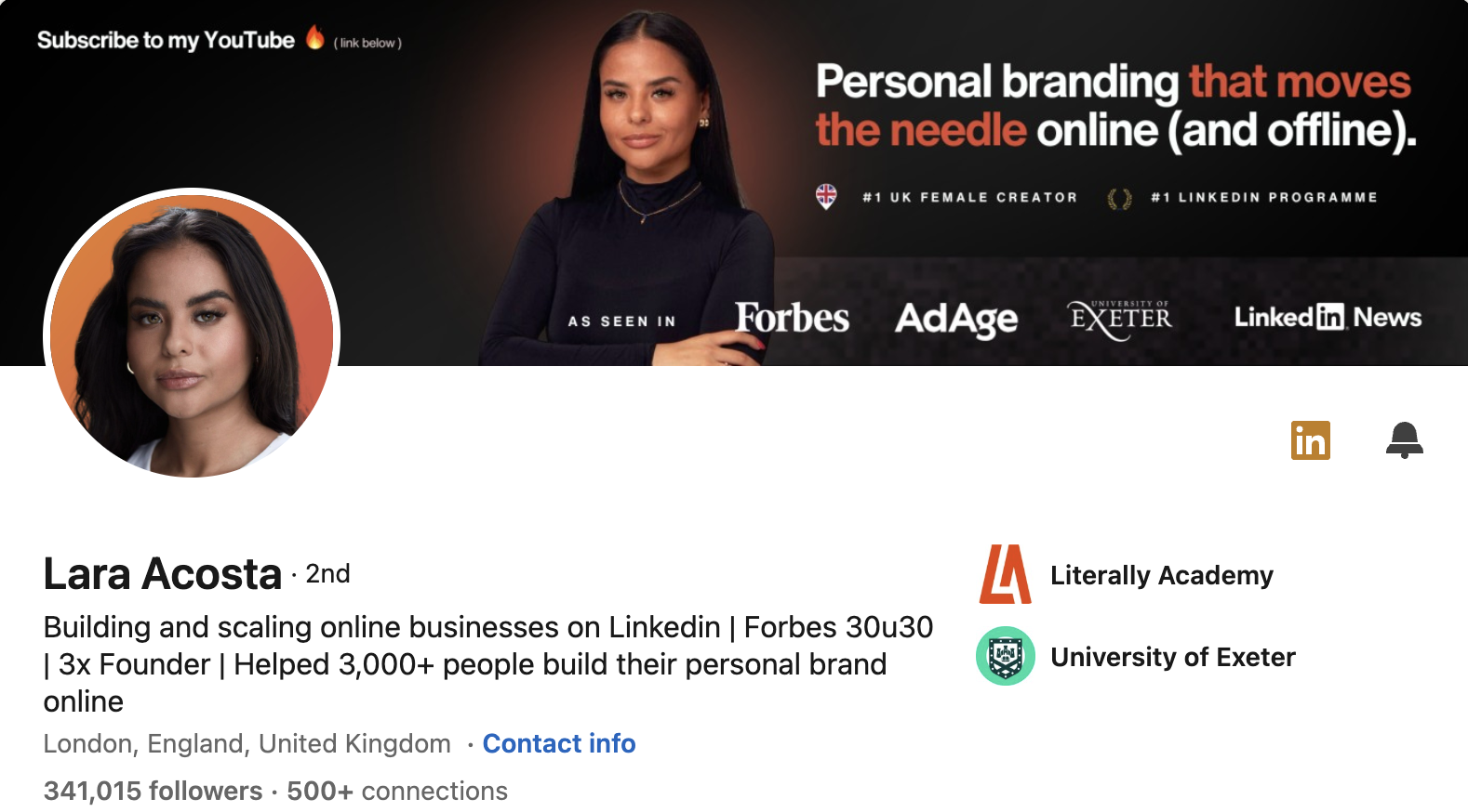 Lara Acosta LinkedIn